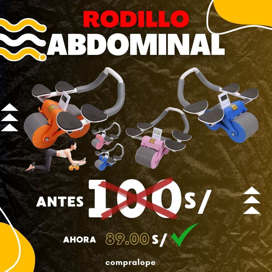 RODILLO ABDOMINAL 4 SOPORTES